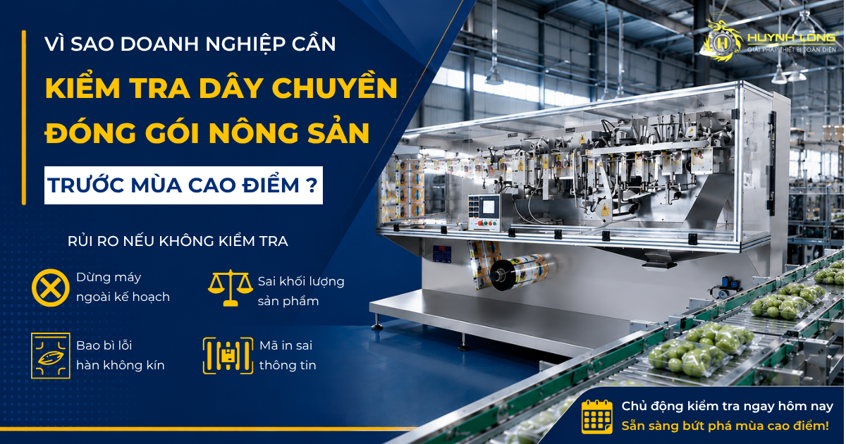 7 tiêu chí kiểm tra dây chuyền đóng gói nông sản mùa cao điểm 1 Việc đánh giá đúng điều kiện môi trường sẽ tối ưu hóa hiệu quả khi kiểm tra dây chuyền đóng gói thực phẩm.