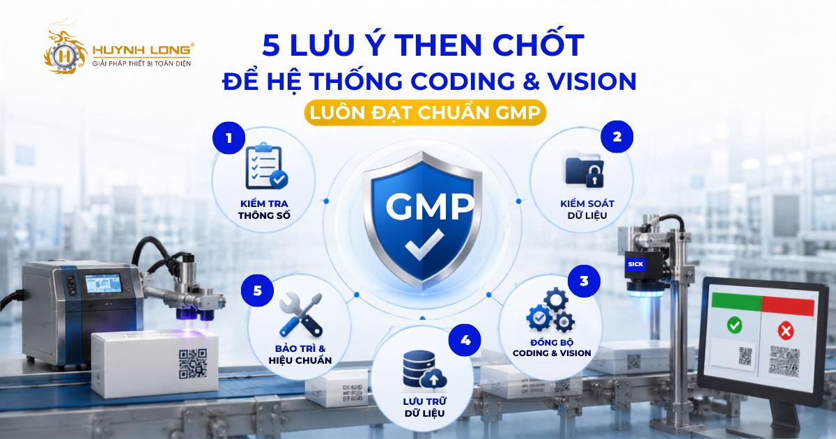 5 lưu ý khi vận hành hệ thống Coding và Vision đạt chuẩn GMP 2 5 lưu ý để hệ thống Coding và Vision luôn đạt chuẩn GMP