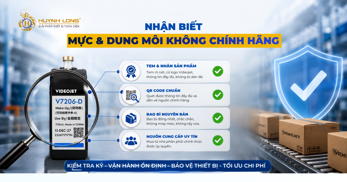Nhận biết dung môi và mực in không chính hãng