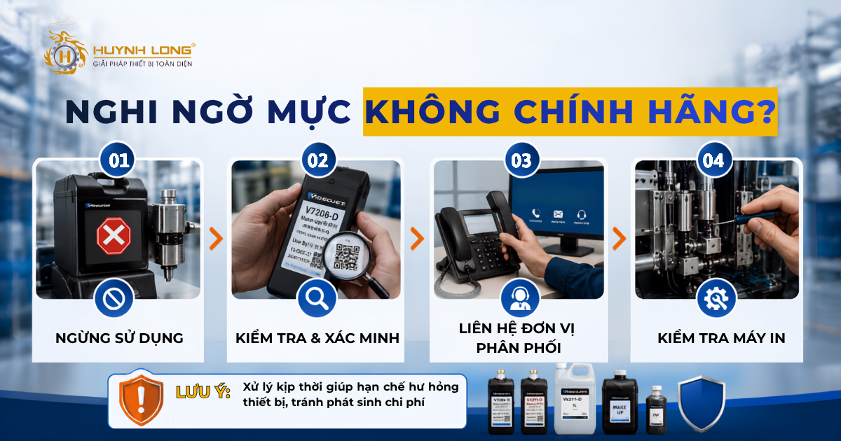 Nghi ngờ mực in không chính hãng