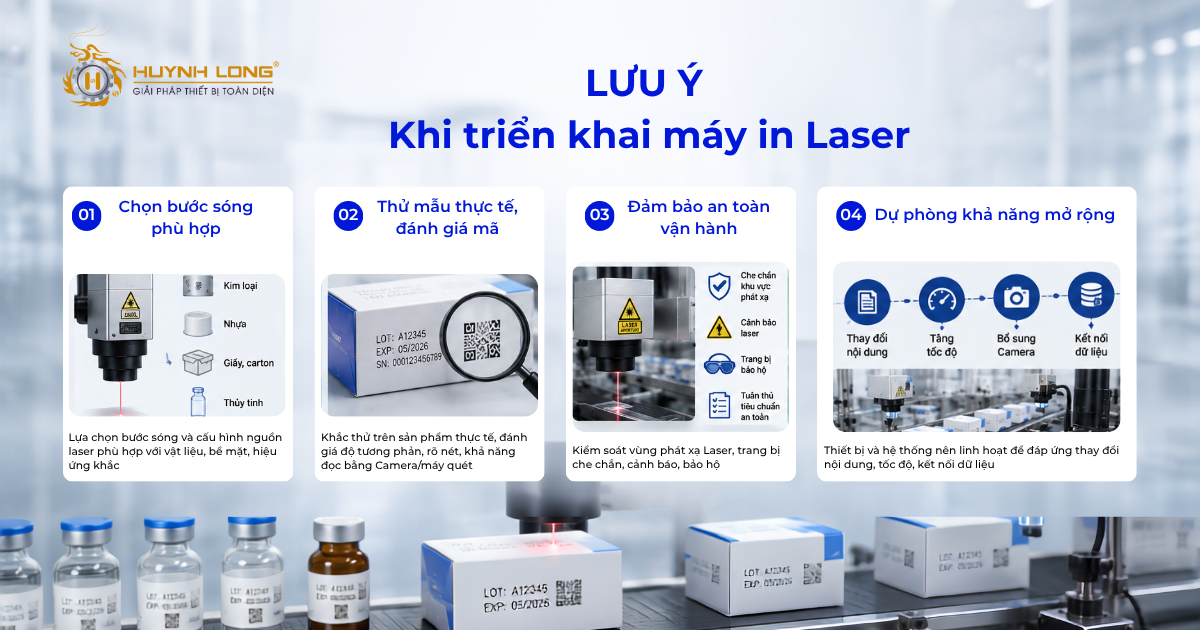 Lưu ý khi triển khai máy in Laser