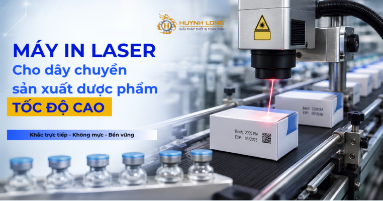 May in Laser cho day chuyen san xuat duoc pham toc do cao