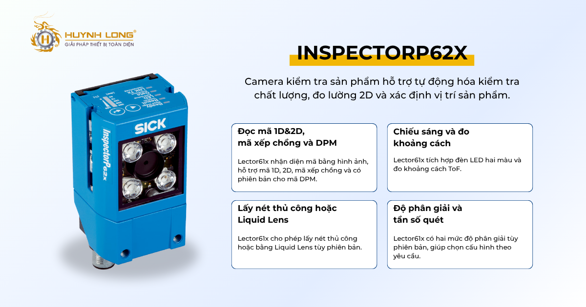 SICK InspectorP62x - Camera kiểm tra sản phẩm 3 SICK InspectorP62x - Camera kiểm tra sản phẩm