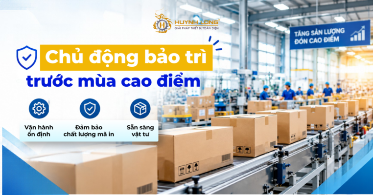 Giải pháp bảo trì máy in Videojet trước cao điểm sản xuất