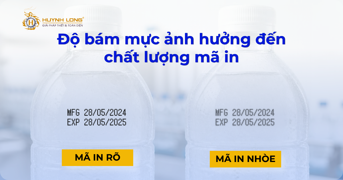 Cải thiện độ bám mực trên chai nước ngọt đọng sương 1 Độ bám mực trên chai nước ngọt đọng sương ảnh hưởng đến chất lượng mã in