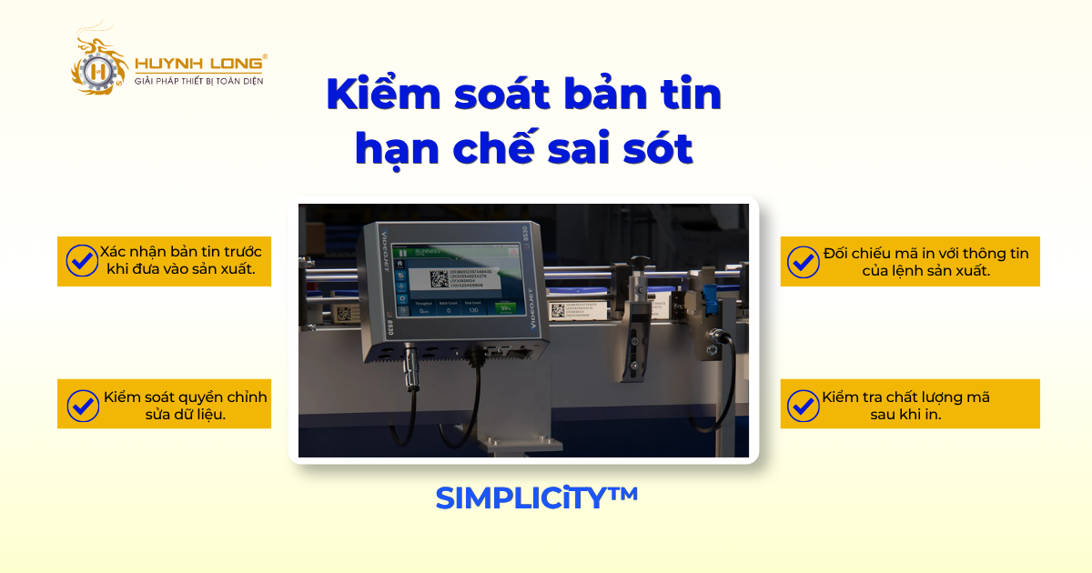 Videojet 8530 và Wolke m620 touch 